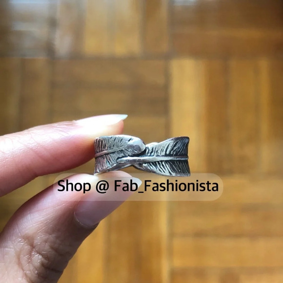 James Avery retired feather ring - Picture 1 of 9